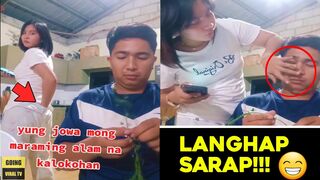 PILIT KINALIKOT NI ATE ANG KASULUKSULUKAN NG KANYANG KWEBA PARA IPA LANGHAP KAY KUYA!????|FUNNY VIDEOS . FOLLOW ME AND WATCH MORE FUNNY VIDEO 2023