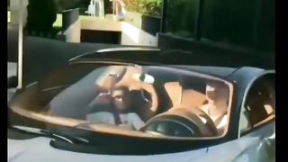 CR7 with his Bugatti Chiron
