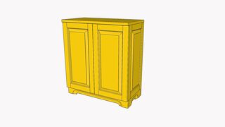Woodwork 8: Animation Two Door Cabinet 01