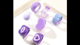 Cute nat tendy rings for girls.