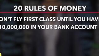 don't drive first-class until you have $10 million