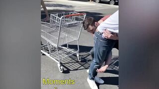 He FLOATS Through the Store...Employees FREAK OUT!
