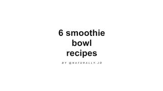 Smoothie bowls!!!!! Come see beautiful creations!