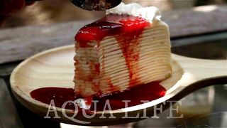CAKE CUTTING HD VIDEO YUMMY CAKE CUTTING