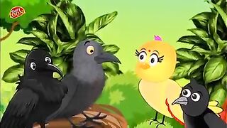सोटेली चिड़िया की कहानी|Bird Step-Mother|Chidiya Cartoon|Hindi Cartoon Kahani|Tuni Chidiya Stories