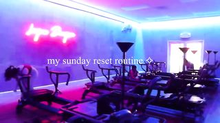 Sunday reset routine ( and groshry shopping)