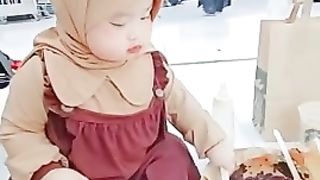 Cute baby makka Sharif
