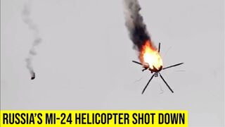 Russia’s Mi-24 attack helicopter shot down