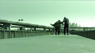 The Chase Agents Morpheus The Matrix Reloaded
