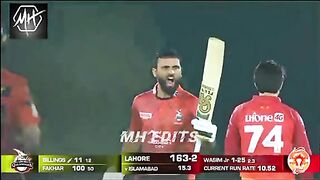 Fakhar zaman great century against Islamabad