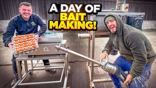 Making Carp Boilies Vlog at Parker Baits Factory!