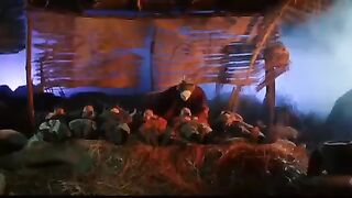 Chainise Horror Movie Scane