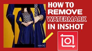 Inshot watermark remove kare 1 mint main | how to remove watermark in inshot