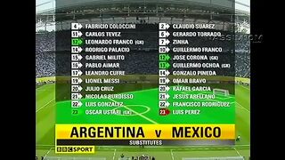 Quand le jeune Messi a remplacé et impressionné le monde.