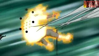 Kakashi desperta o seu Susanoo Perfeito, Naruto e Sasuke selam a Kaguya - A Morte de Obito