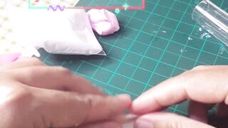 How to make roll cake with clay