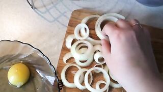 Луковие кольца,рецепт
