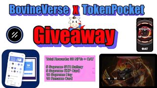 BovineVerse & TokenPocket Giveaway [30 NFTs +OAT]
