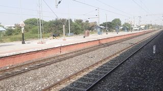Train is running speed viral video