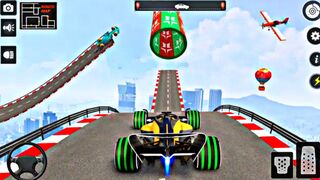 Formula car high speed going