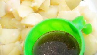 Beautiful potato food