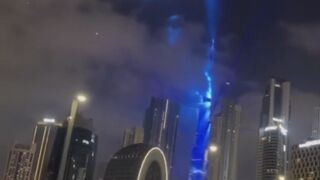 Laser show at Burjkhalifa 2023 #dubai #burjkhalifa