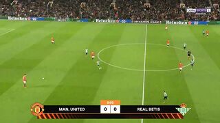 ملخص مباراة مانشستر يونايتد وريال بيتيس (4-1) الدوري الاوروب