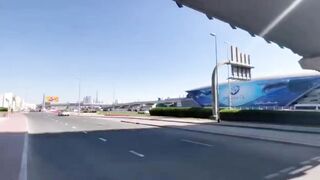 Dubai metro train video