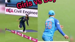 Girls vs boys in the ground