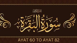 Surat Al Baqarah With Urdu Translate Qari Sohaib Ahmed Meer Muhammadi ( AYAT 60 TO 82) سورة البقرة