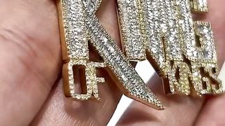 Real Diamond King of Kings Pendant by Ijaz Jewelers