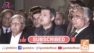 Hammad Azhar & Shahbaz Gill Important Media Talk in Lahore