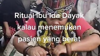 Ibu Ida dayak medicine woman
