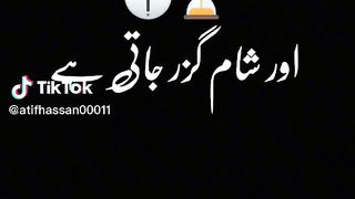 Or saam guzar jati hai Shakeel poetry