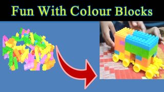 Making a bus with Blocks || How to Play with blocks || Blocks Games