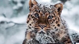 Gorgeous Amur leopard