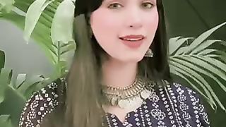 Tiktok famous girl in action