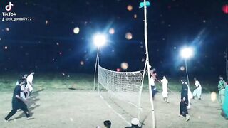 play vollyball in my ground