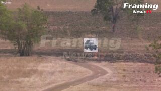 Tentara AS meledakkan sasaran dalam latihan militer gabungan yang sengit dengan pasukan Thailand