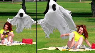 FLYING GHOST PRANK!