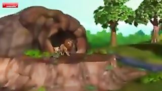Sheru_the_Sher_-_Lion_Roars_|_Hindi_Rhymes_for_Children.