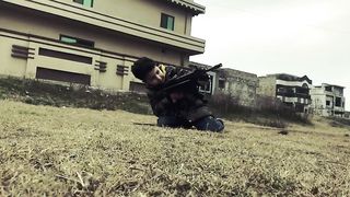 Kids fun with fake gun