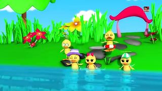 Lima bebek kecil - sajak anak-anak - Puisi untuk anak-anak - Rhymes for Kids - Five Little Ducks