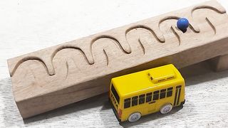 marble run di sampin  bus tayo kuning