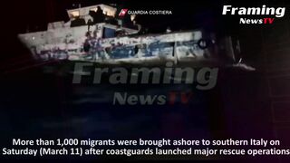 Lebih dari 1.000 Migran di Italia dibawa ke Darat setelah dilakukan Penyelamatan
