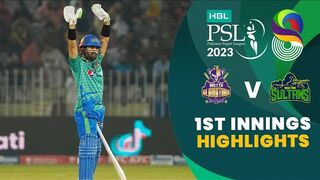1st Innings Highlights | Quetta Gladiators vs Multan Sultans | Match 28 | HBL PSL 8 | MI2T