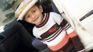 Cute baby smile