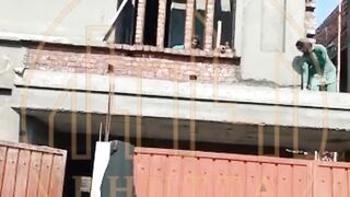 Construction site at Bahria town lahore