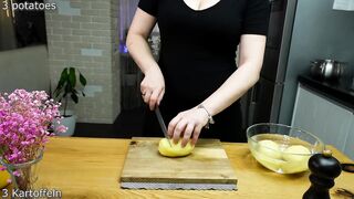 Lorsque vous avez 3 pommes de terre, préparez ce plat de pommes de terre facile et délicieux