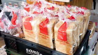바삭한 치즈 베이컨 토스트 / crispy cheese bacon toast / korean street food